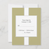 Cartes de réponse bat mitzvah {Beige} (Dos)