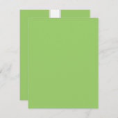 Cartes de réponse bat mitzvah {Vert clair} (Devant / Derrière)