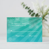 Cartes de réponse Blue Lagoon (Debout devant)