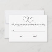 Cartes de réponse "Coeurs bloquées" (Devant)