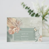 Cartes de réponse de feuilles de palme d'oasis tro (Debout devant)