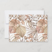 Cartes de réponse de feuilles de palme d'oasis tro (Dos)