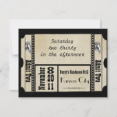 Cartes de réponse de mariage à tourbillons texturé (Devant)