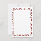 Cartes de réponse de mariage italien à dessins fai (Dos)