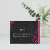 Cartes de réponse de mariage modèles (Debout devant)