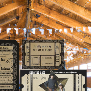 Cartes de réponse de mariage Renaissance médiévale
