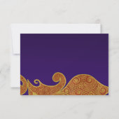 Cartes de réponse de mariage The Swan (Dos)