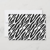 Cartes de réponse de modèle Zebra (Dos)