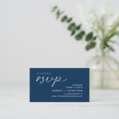 Cartes de réponse de rappel pour invitations de ma (Debout devant)