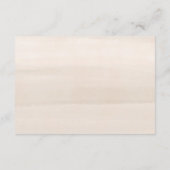 Cartes de réponse, de RSVP et de réponse élégantes (Dos)