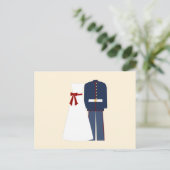 Cartes de réponse des Mariages militaires (Debout devant)