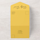 Cartes de réponse détachables pour invitations à l (Dehors)