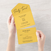 Cartes de réponse détachables pour invitations à l (Déchirure)