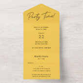 Cartes de réponse détachables pour invitations à l (À l'intérieur)