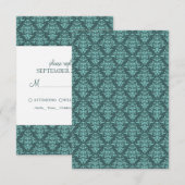 Cartes de réponse d'invitation de Quinceanera (Devant / Derrière)