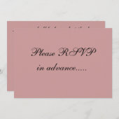 Cartes de réponse drôles pour une invitation (Devant / Derrière)