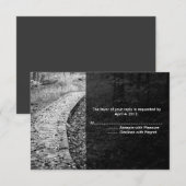 Cartes de réponse du chemin de forêt (Devant / Derrière)