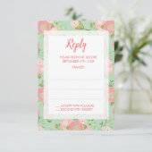 Cartes de réponse du Mariage floral de la Monnaie  (Debout devant)