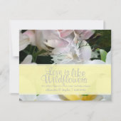 Cartes de réponse Fleur sauvage (Devant)