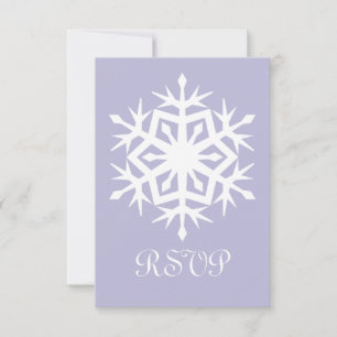 Cartes de réponse flocons de neige hivernaux en la