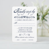 Cartes de réponse Mariage aquarelle (Debout devant)