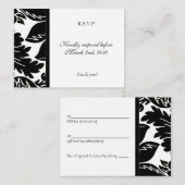 Cartes de réponse mariage | D1 (Devant / Derrière)