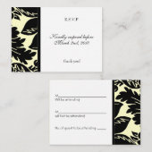 Cartes de réponse mariage | D6 (Devant / Derrière)