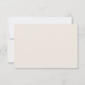 Cartes de réponse Mariage de automne stylées (Dos)