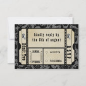 Cartes de réponse Mariage de la Renaissance médiév (Devant)