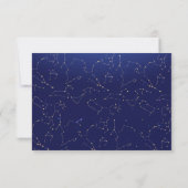 Cartes de réponse Mariage des étoiles de Zodiac cé (Dos)