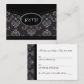 Cartes de réponse mariage | E1 (Devant / Derrière)