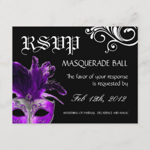 Cartes de réponse Masquerade