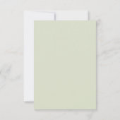 Cartes de réponse minimalistes pour mariage (Dos)