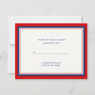 Cartes de réponse pour invitation de mariage de ba