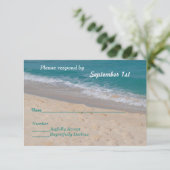 Cartes de réponse pour invitation de mariage sur l (Debout devant)