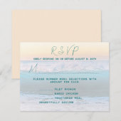 Cartes de réponse pour le menu Lever de soleil sur (Devant / Derrière)