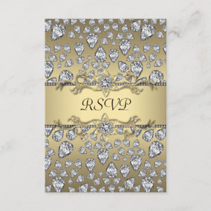 Cartes de réponse pour soirée tout occasion Diaman