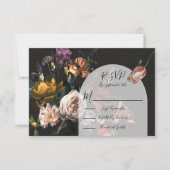 Cartes de réponse Rembrandt Floral Mariage Arch (Devant)