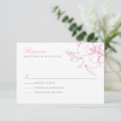Cartes de réponse romantique des Roses (Debout devant)