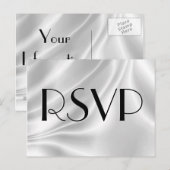 Cartes de réponse RSVP (Devant / Derrière)