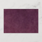 Cartes de réponse, RSVP, Cartes de réponse florale (Dos)