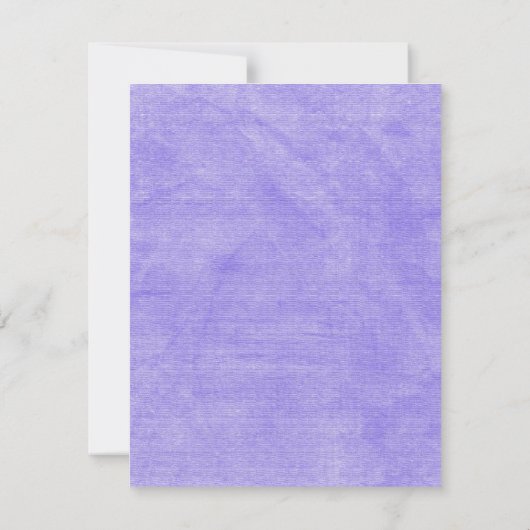 Cartes de réponse RSVP Hydrangea violet (Dos)