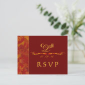 Cartes de réponse RSVP - Invitations de mariage d' (Debout devant)