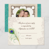 Cartes de réponse RSVP - Pochoires et accessoires (Devant / Derrière)