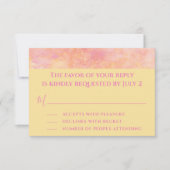 Cartes de réponse RSVP pour Bar et Bat Mitzvah ave (Devant)