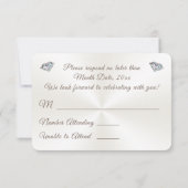 Cartes de réponse RSVP pour le 60e anniversaire de (Dos)