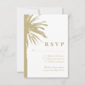Cartes de réponse RSVP pour mariage exceptionnel s (Devant)