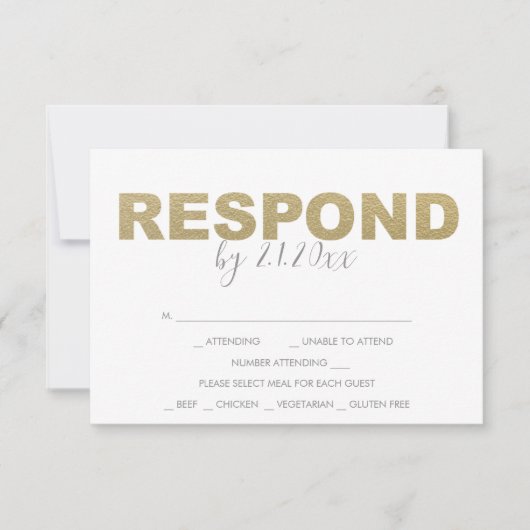 Cartes de réponse RSVP sur le thème de la Saint-Va (Devant)