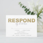 Cartes de réponse RSVP sur le thème de la Saint-Va (Debout devant)