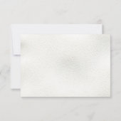 Cartes de réponse Squelette RSVP (Dos)